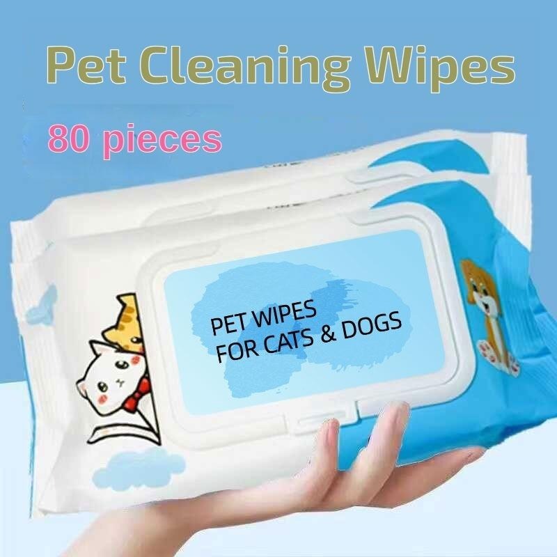 Natural Pet Grooming Wipes – Organic, Alcohol-Free & Gentle for Dogs & Cats