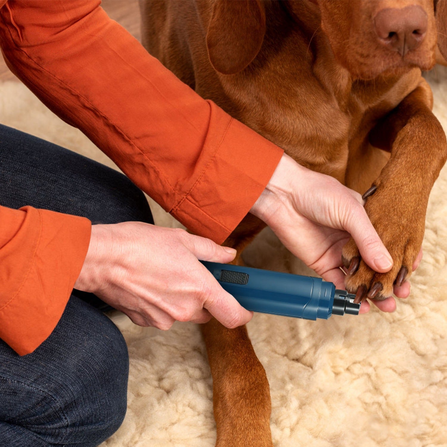 Pet Nail Grinder – Safe & Quiet Nail Trimmer for Dogs & Cats