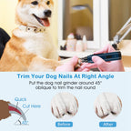 Pet Nail Grinder – Safe & Quiet Nail Trimmer for Dogs & Cats
